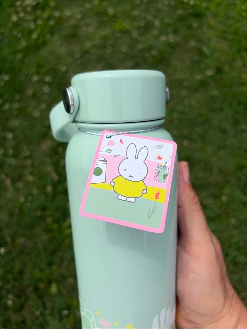 NWT Miffy x Starbucks Mint Green Stainless Water Bottle